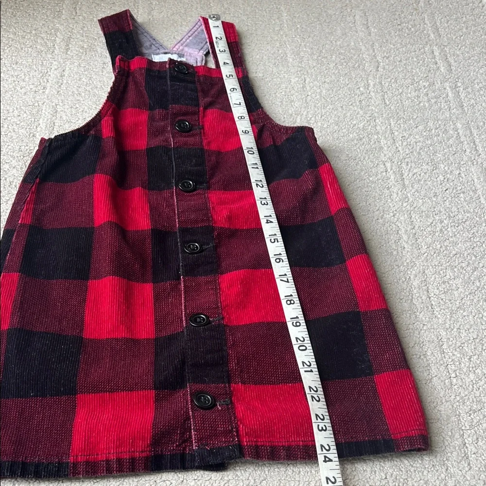 The Children's Place Red and Black Plaid Dress - Picture 6 of 6